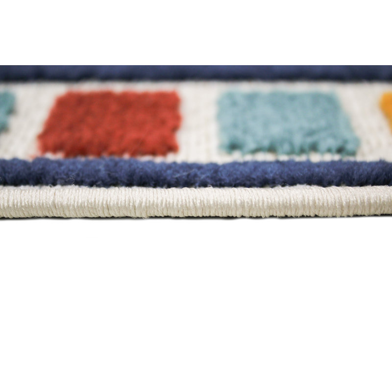 Dakota Fields Albain Blue/Red/Yellow Indoor/Outdoor Rug & Reviews Wayfair